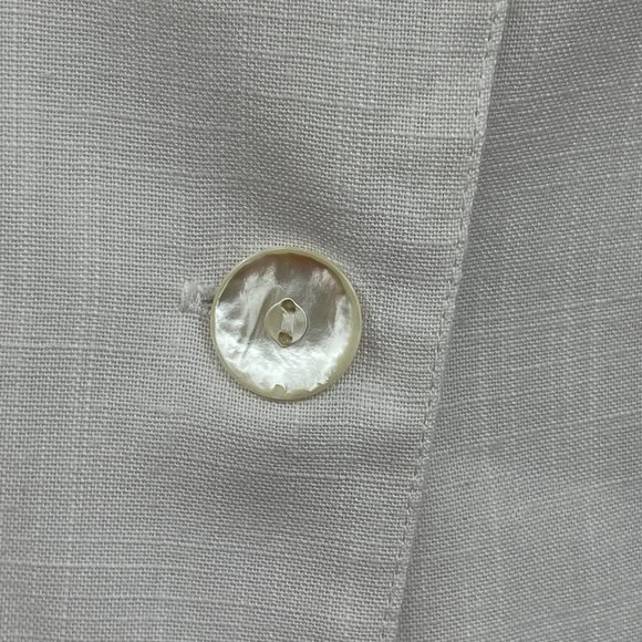 Bedford Fair Blazer Jacket 16 White Button Down Pockets - Picture 7 of 10
